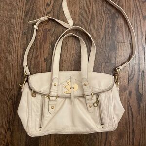 Marc by Marc Jacobs Pedal to Metal Natasha Crossbody Shoulder Bag Creme